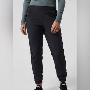 Athleta Textured Brooklyn Jogger Black Size 16 Tall